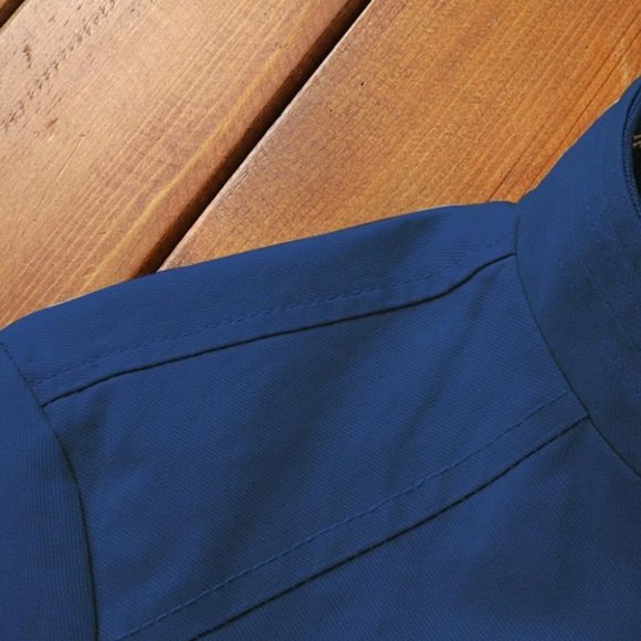 Casual Men's Striped Trim Jacket - Picture 5 of 5